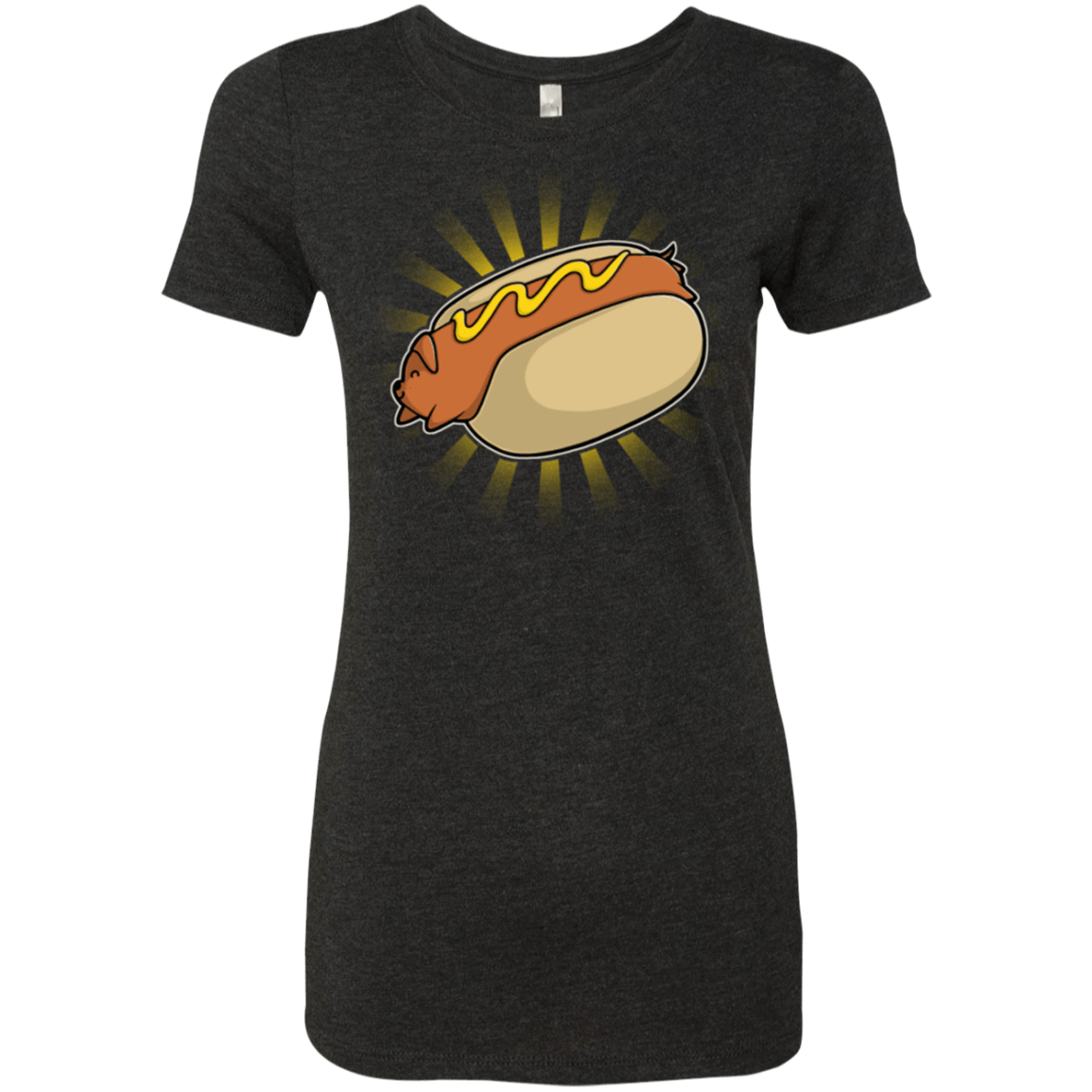 T-Shirts Vintage Black / Small Hotdog Women's Triblend T-Shirt