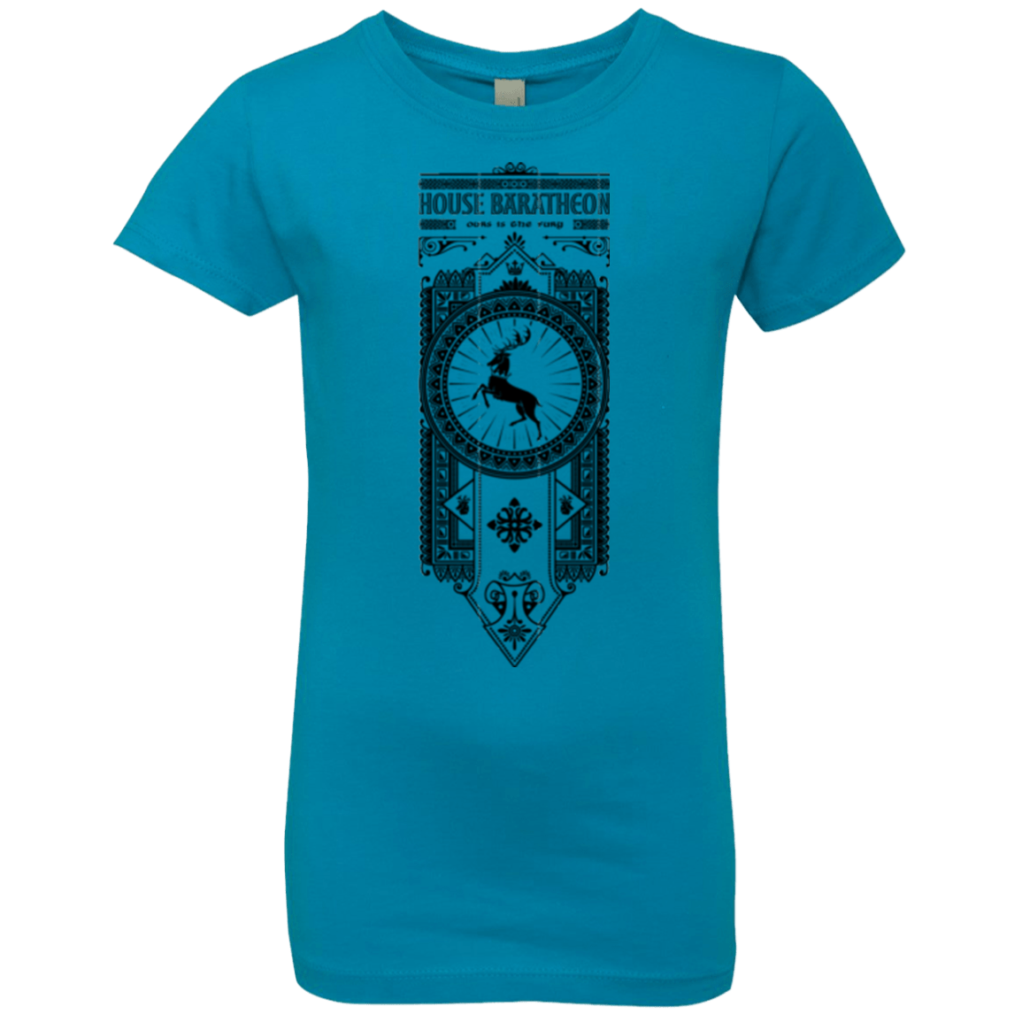 T-Shirts Turquoise / YXS House Baratheon Girls Premium T-Shirt