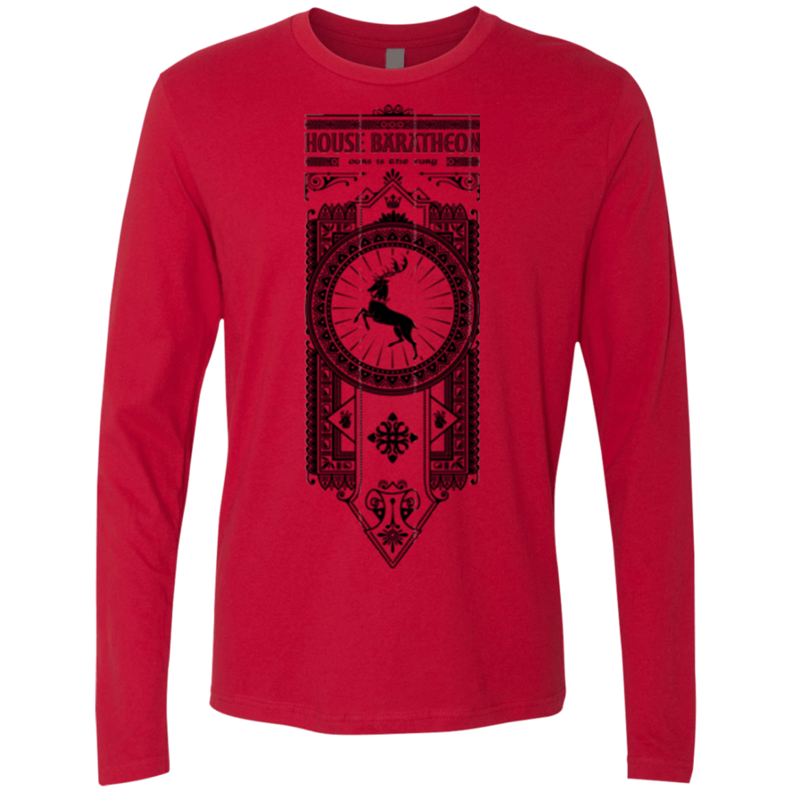 T-Shirts Red / Small House Baratheon Men's Premium Long Sleeve