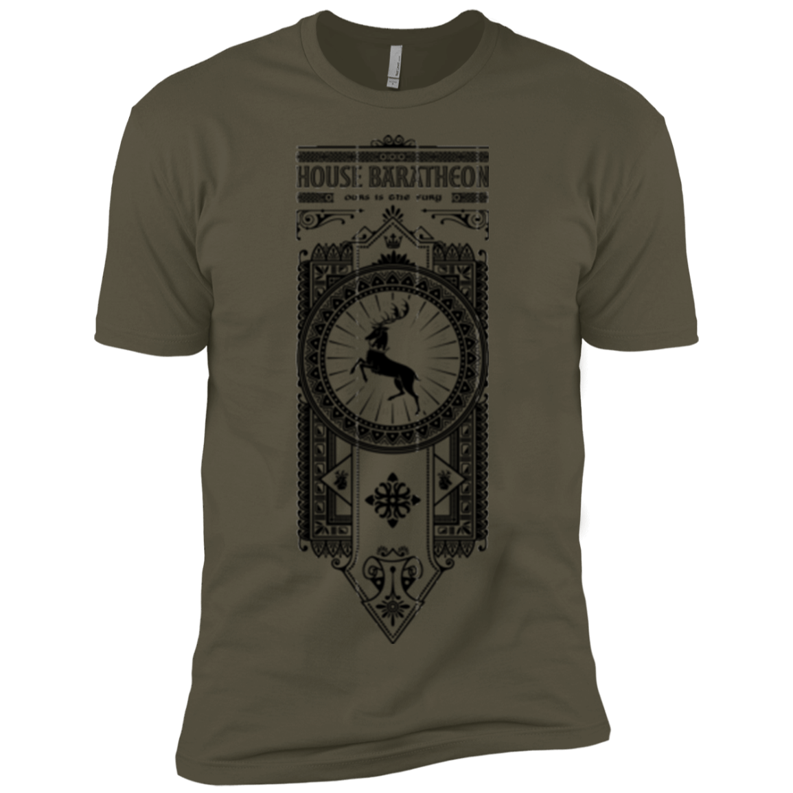 T-Shirts Military Green / X-Small House Baratheon Men's Premium T-Shirt