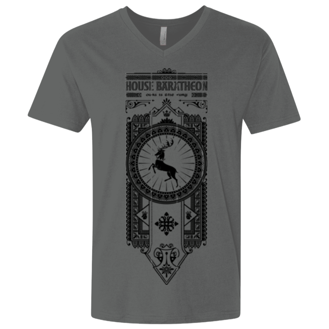 T-Shirts Heavy Metal / X-Small House Baratheon Men's Premium V-Neck
