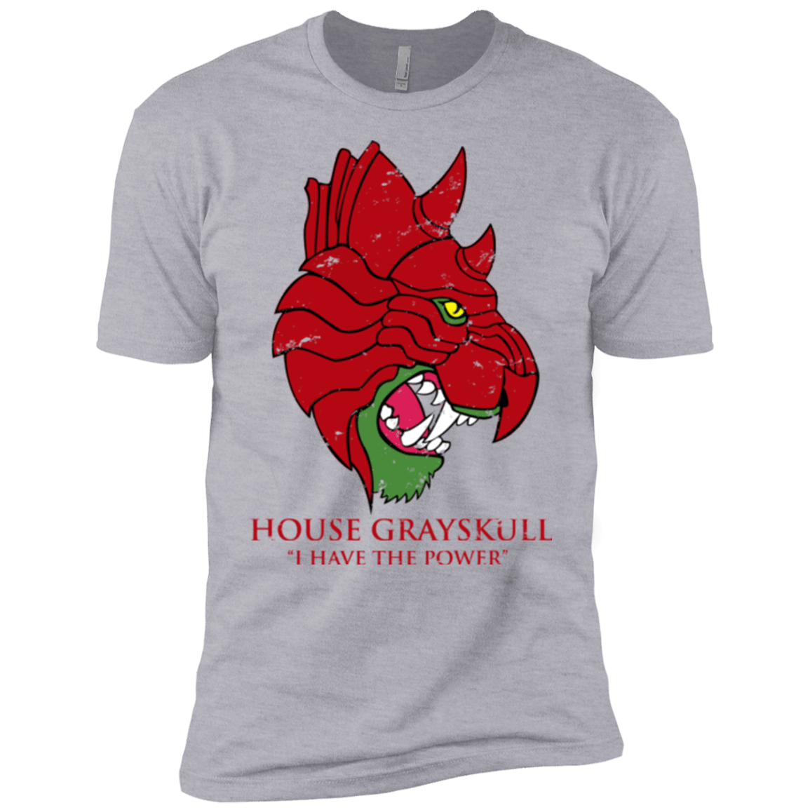 T-Shirts Heather Grey / YXS House GraySkull Boys Premium T-Shirt