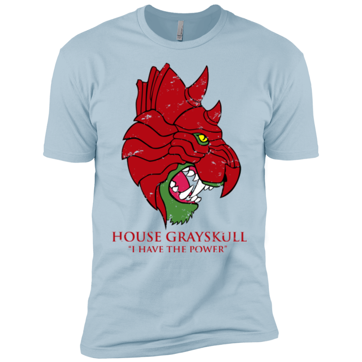 T-Shirts Light Blue / YXS House GraySkull Boys Premium T-Shirt