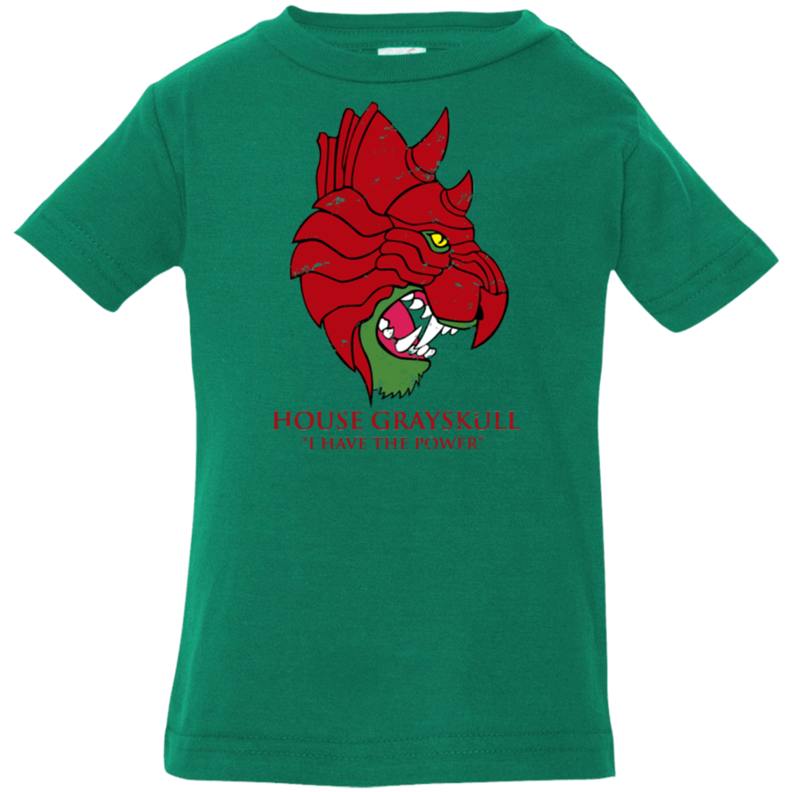 T-Shirts Kelly / 6 Months House GraySkull Infant PremiumT-Shirt