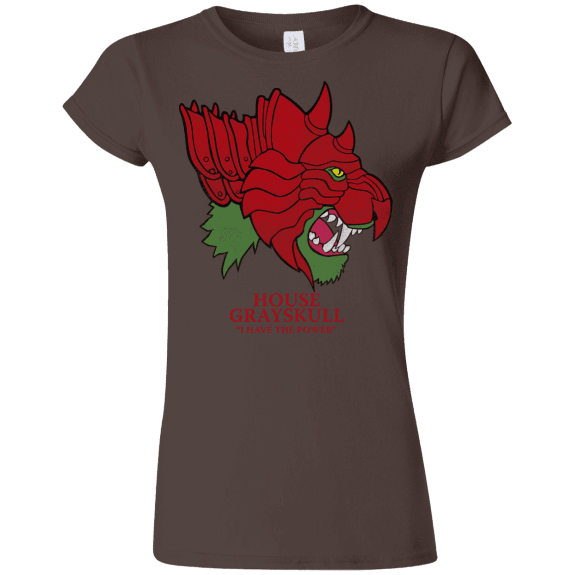 T-Shirts Dark Chocolate / S House Grayskull Junior Slimmer-Fit T-Shirt