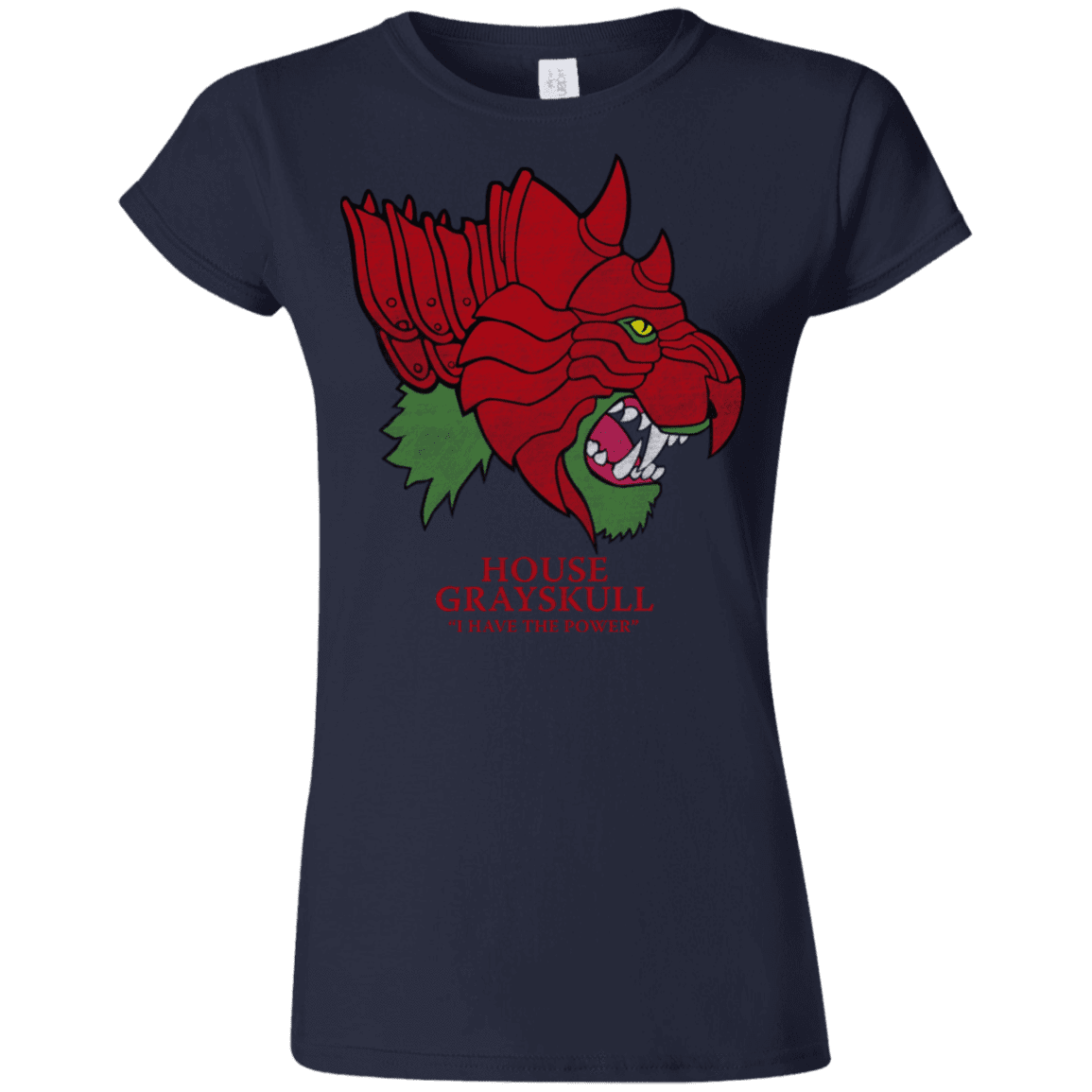 T-Shirts Navy / S House Grayskull Junior Slimmer-Fit T-Shirt