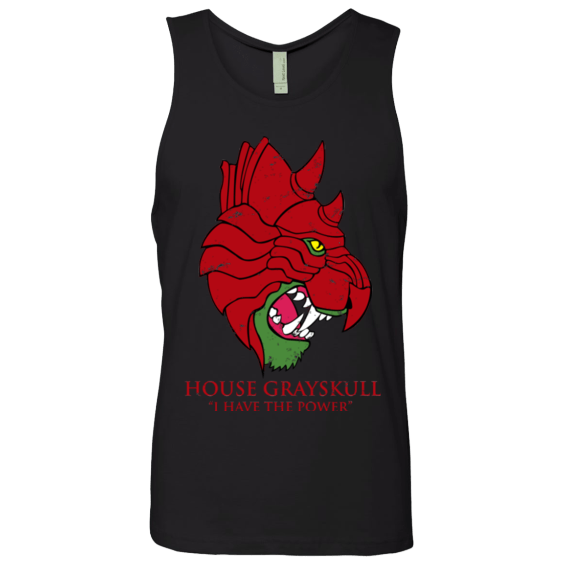 T-Shirts Black / Small House GraySkull Men's Premium Tank Top