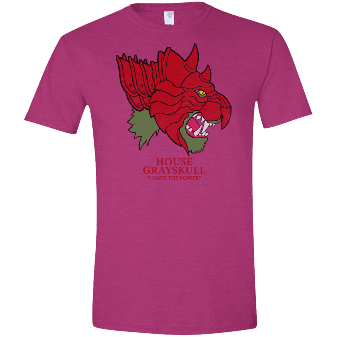 T-Shirts Antique Heliconia / S House Grayskull Men's Semi-Fitted Softstyle