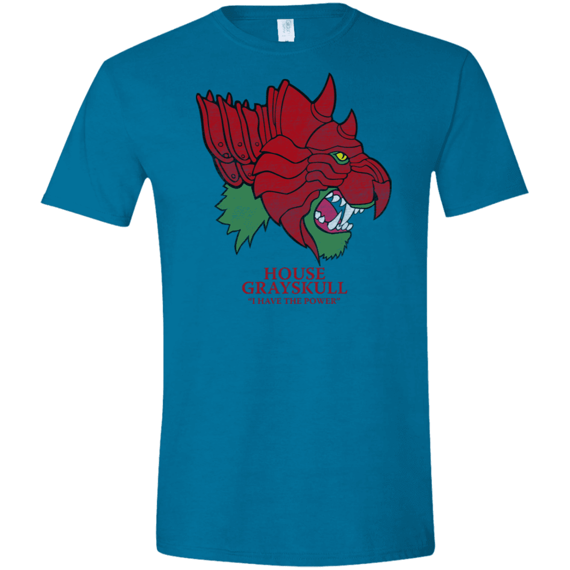 T-Shirts Antique Sapphire / S House Grayskull Men's Semi-Fitted Softstyle