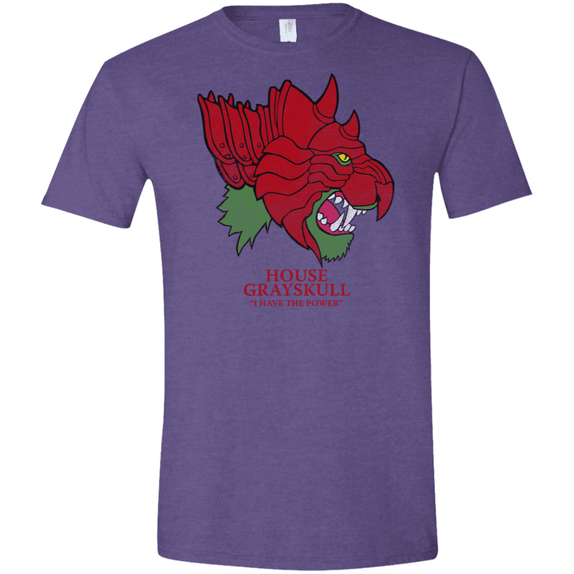 T-Shirts Heather Purple / S House Grayskull Men's Semi-Fitted Softstyle