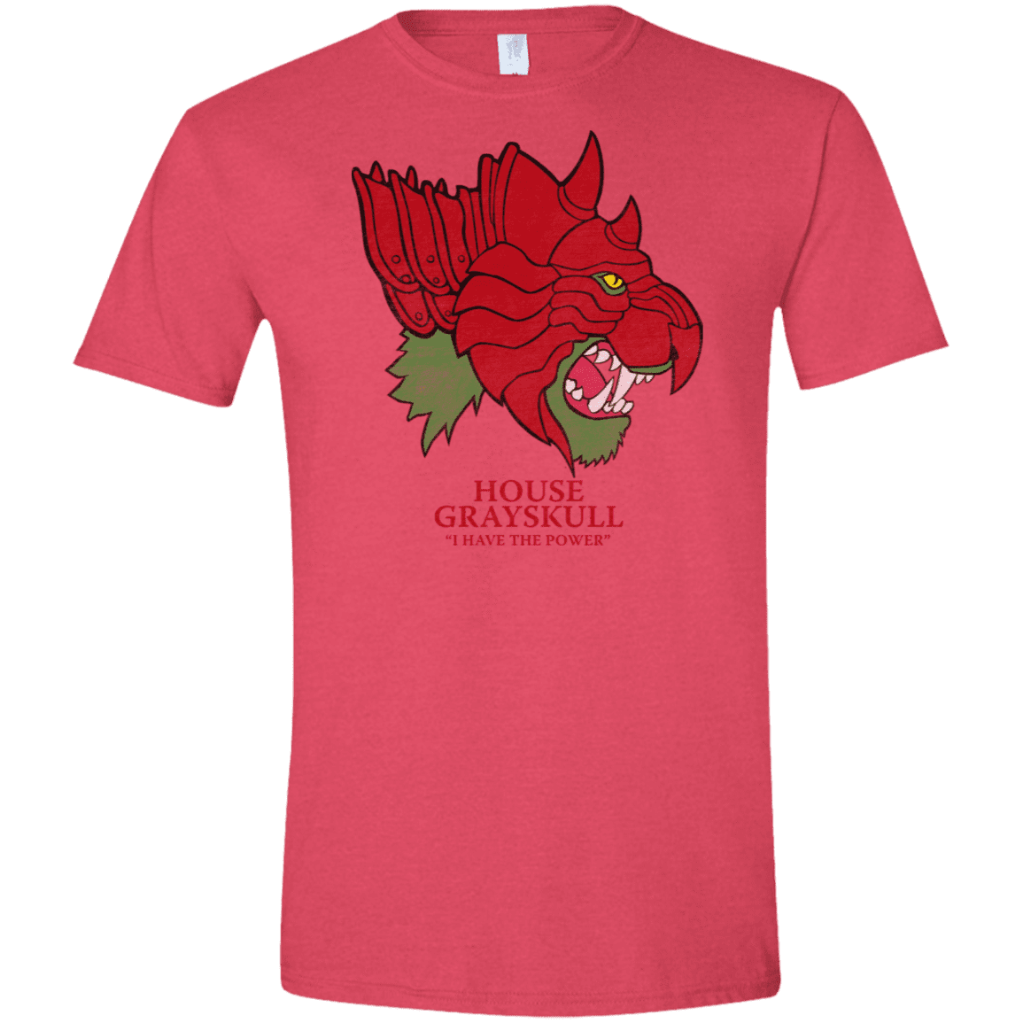 T-Shirts Heather Red / S House Grayskull Men's Semi-Fitted Softstyle