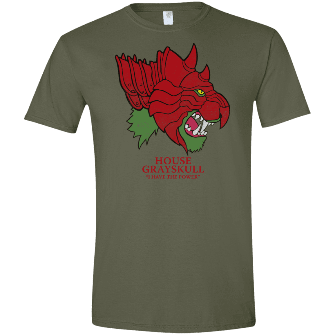 T-Shirts Military Green / S House Grayskull Men's Semi-Fitted Softstyle