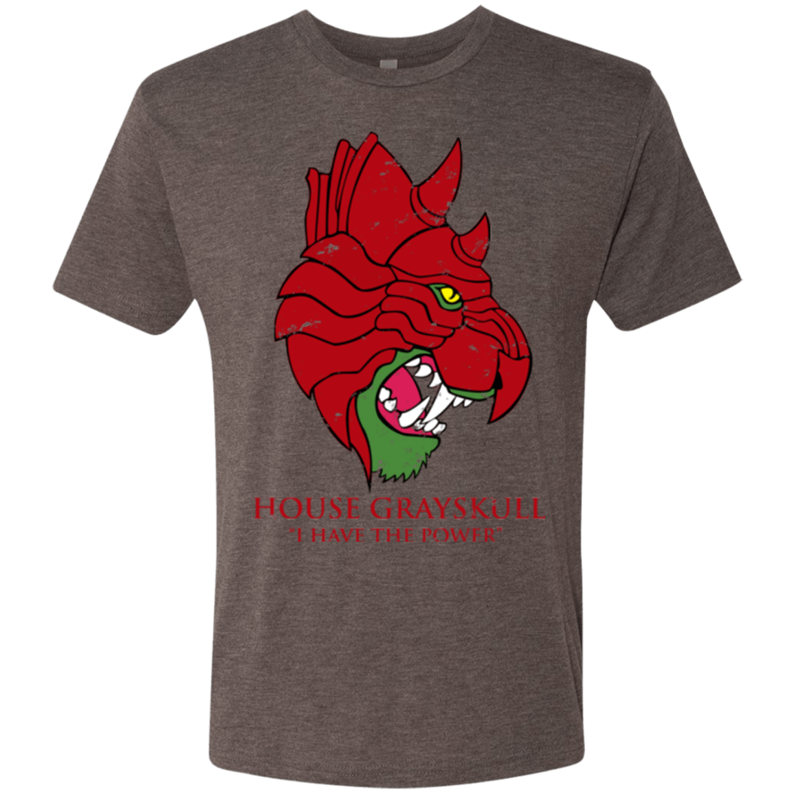 T-Shirts Macchiato / Small House GraySkull Men's Triblend T-Shirt