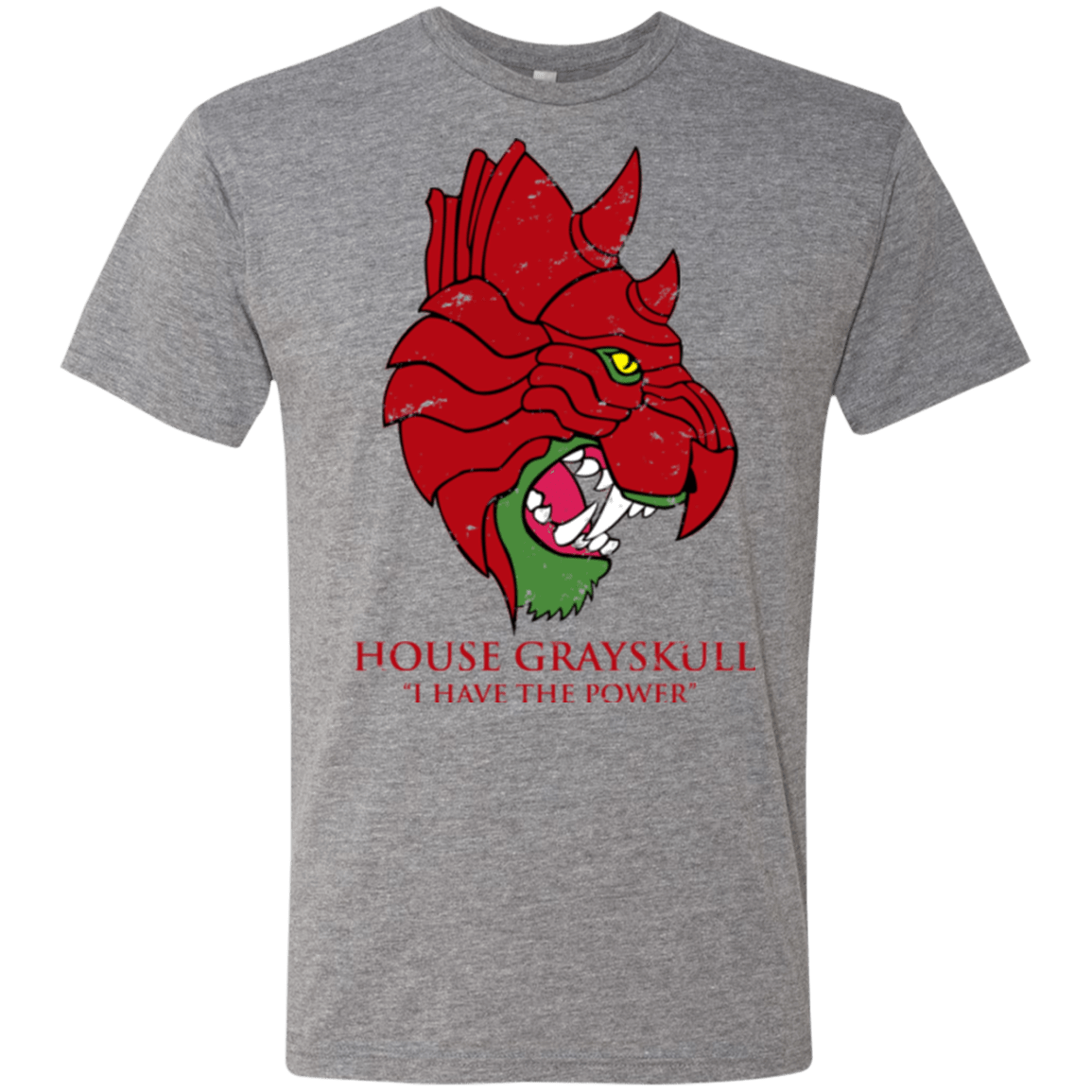 T-Shirts Premium Heather / Small House GraySkull Men's Triblend T-Shirt