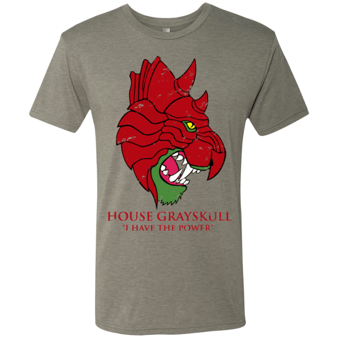 T-Shirts Venetian Grey / Small House GraySkull Men's Triblend T-Shirt