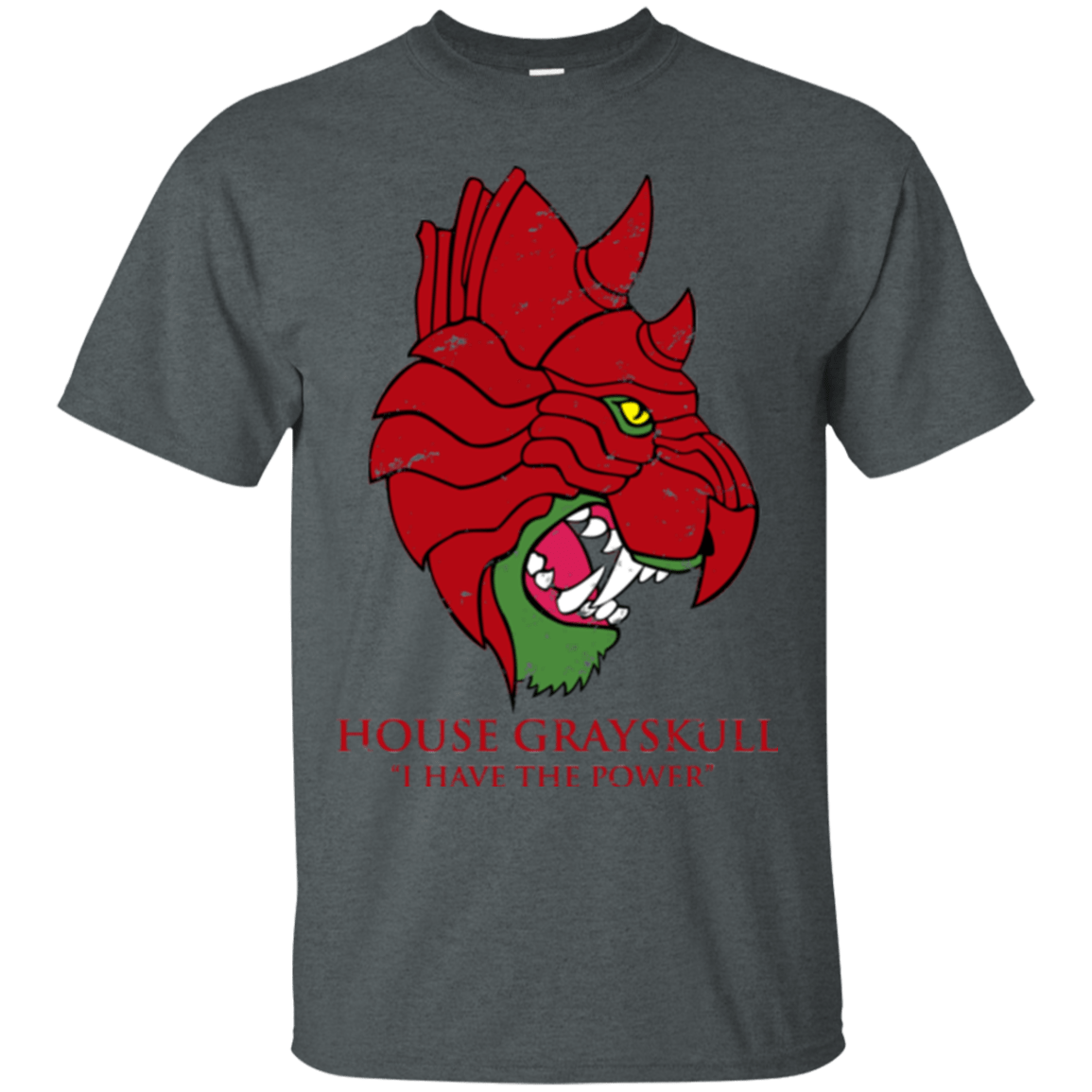 T-Shirts Dark Heather / Small House GraySkull T-Shirt