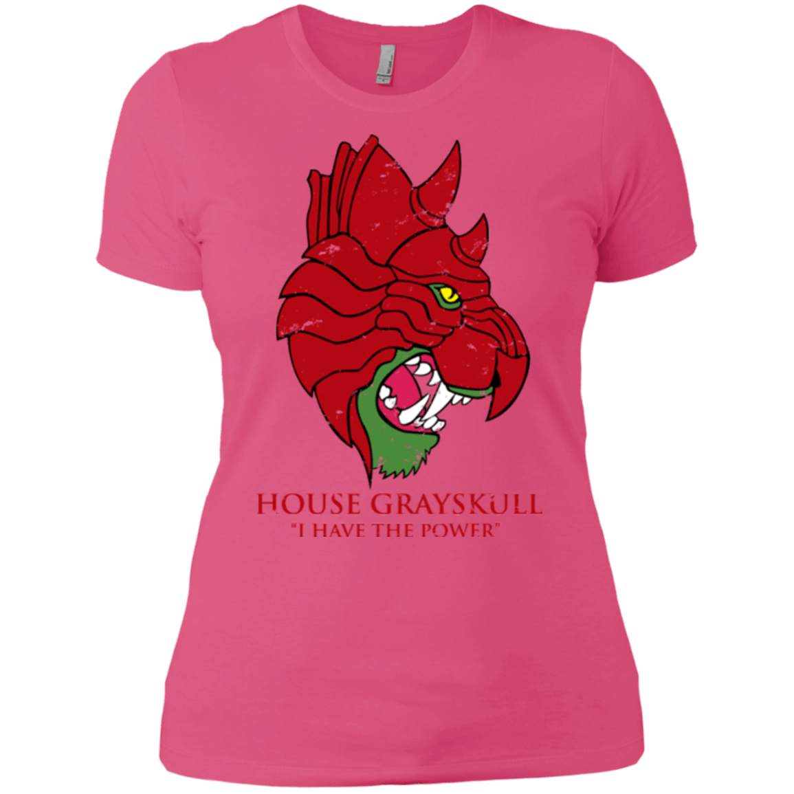 T-Shirts Hot Pink / X-Small House GraySkull Women's Premium T-Shirt