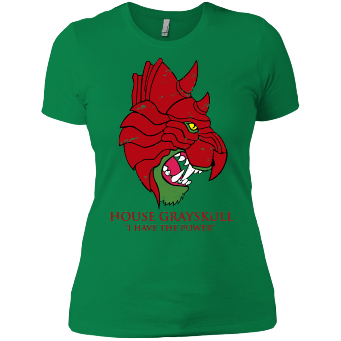 T-Shirts Kelly Green / X-Small House GraySkull Women's Premium T-Shirt