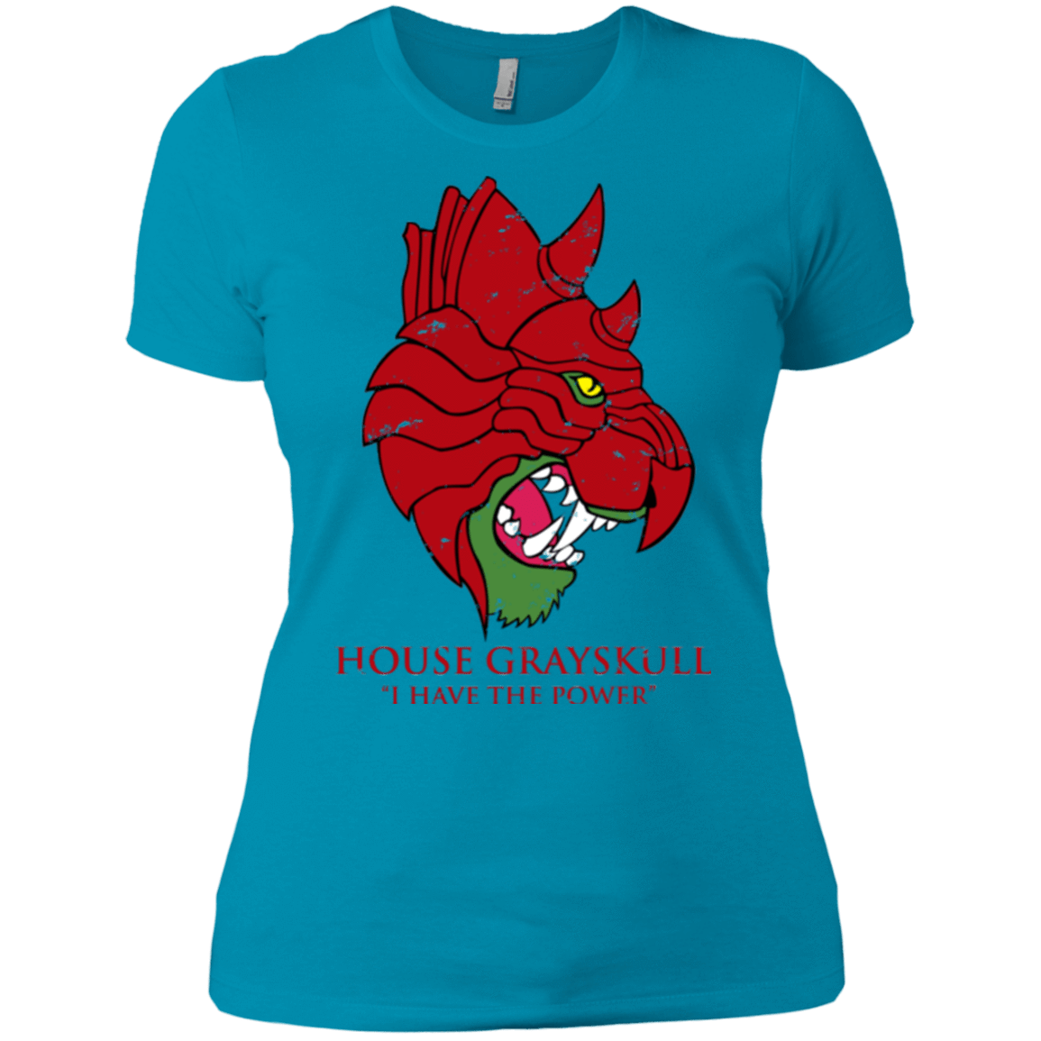 T-Shirts Turquoise / X-Small House GraySkull Women's Premium T-Shirt