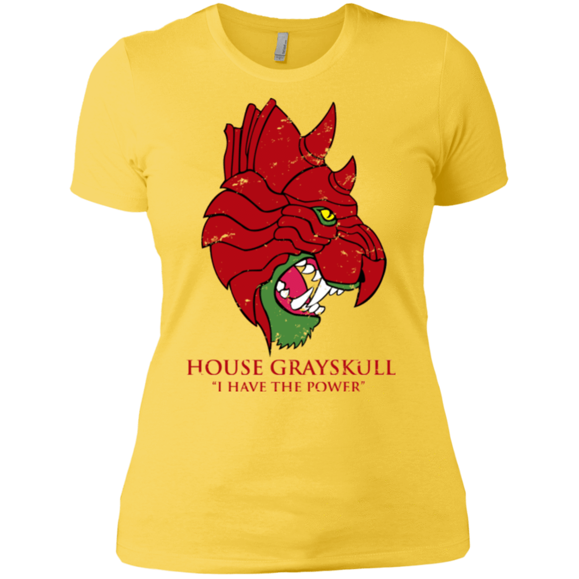 T-Shirts Vibrant Yellow / X-Small House GraySkull Women's Premium T-Shirt