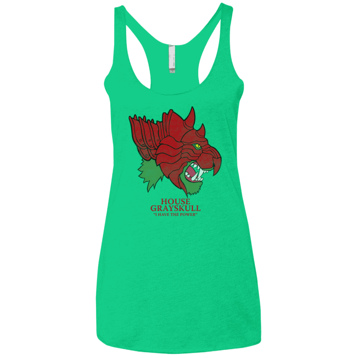 T-Shirts Envy / X-Small House Grayskull Women's Triblend Racerback Tank