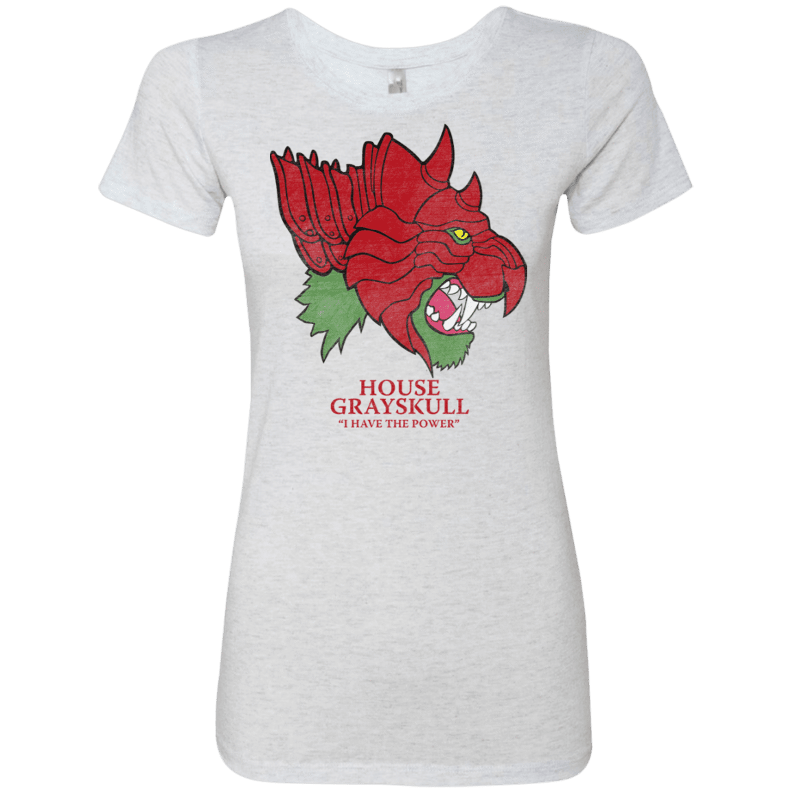 T-Shirts Heather White / S House Grayskull Women's Triblend T-Shirt