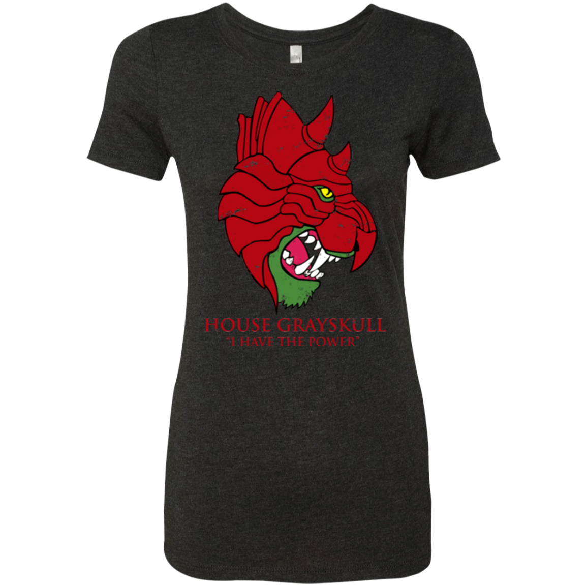 T-Shirts Vintage Black / Small House GraySkull Women's Triblend T-Shirt