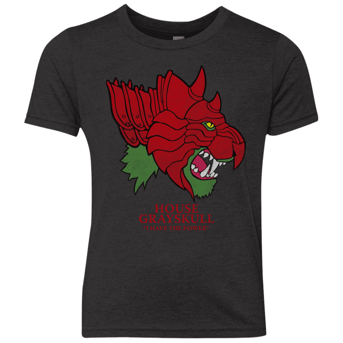 T-Shirts Vintage Black / YXS House Grayskull Youth Triblend T-Shirt