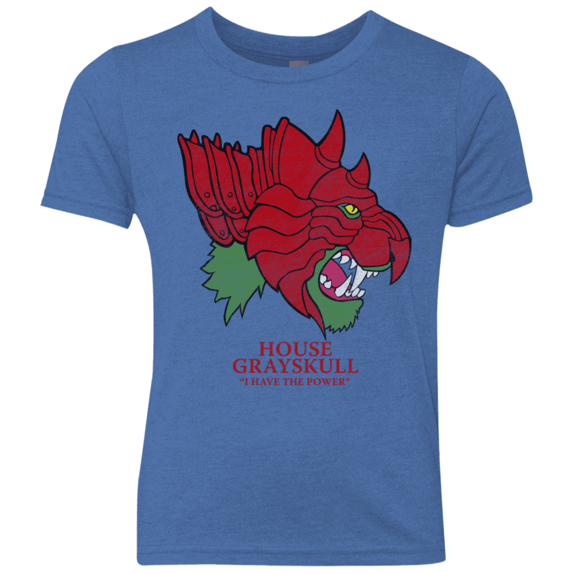 T-Shirts Vintage Royal / YXS House Grayskull Youth Triblend T-Shirt