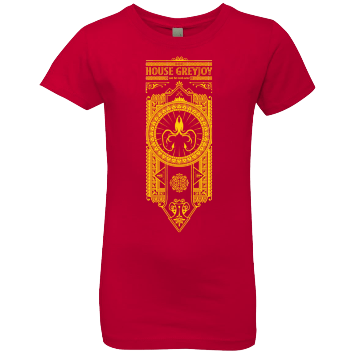 T-Shirts Red / YXS House Greyjoy Girls Premium T-Shirt