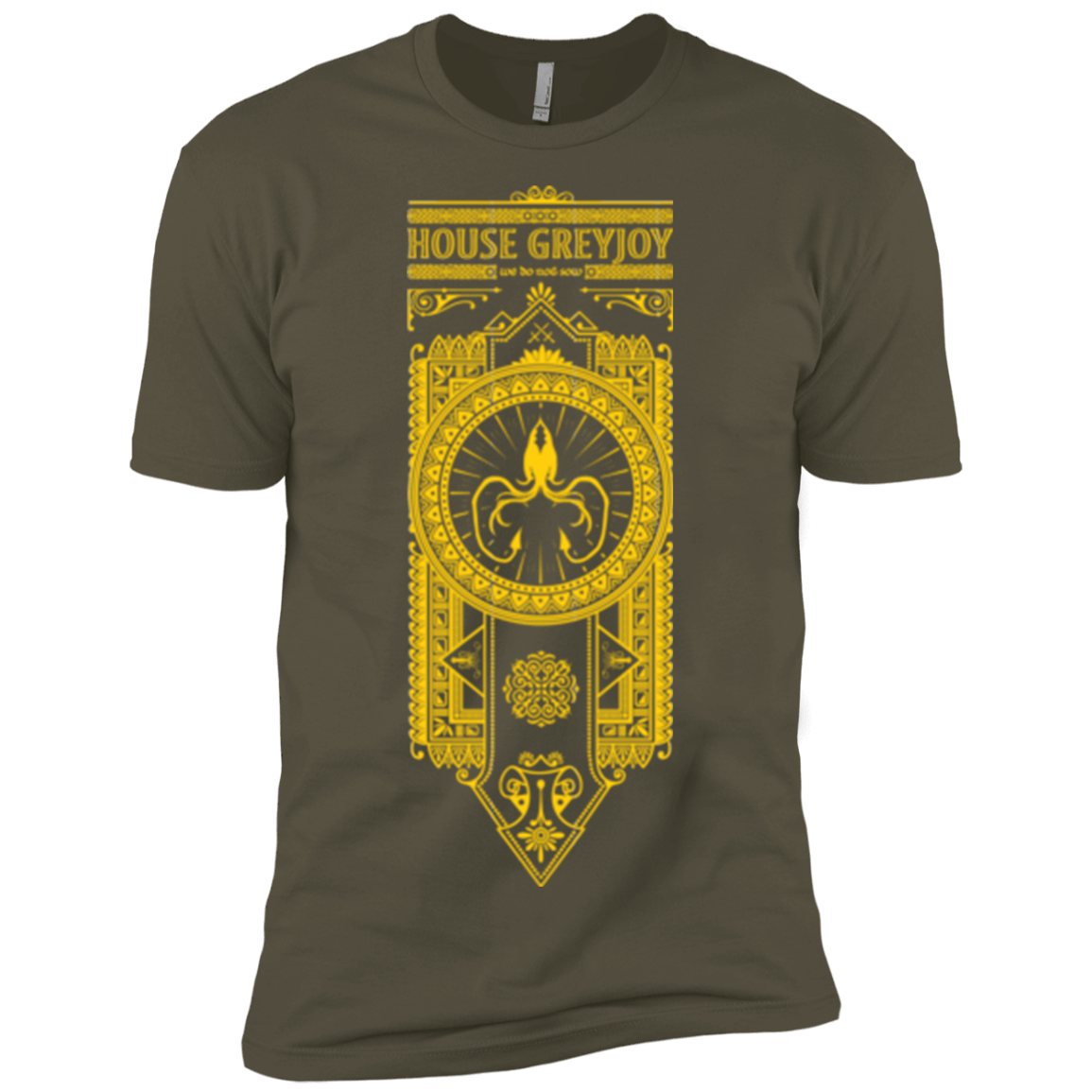 T-Shirts Military Green / X-Small House Greyjoy Men's Premium T-Shirt