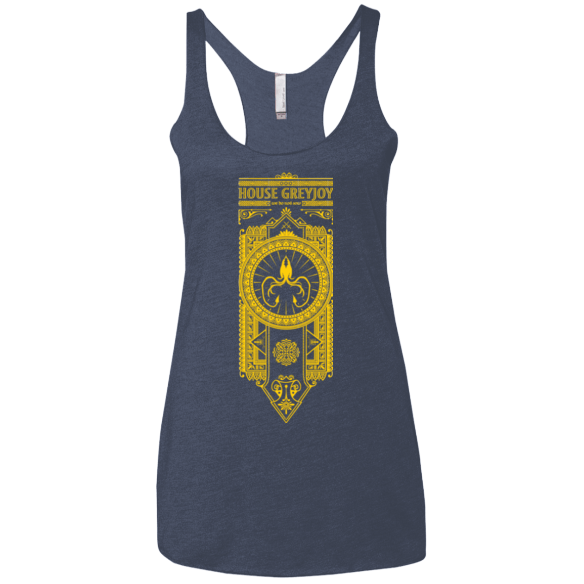 T-Shirts Vintage Navy / X-Small House Greyjoy Women's Triblend Racerback Tank
