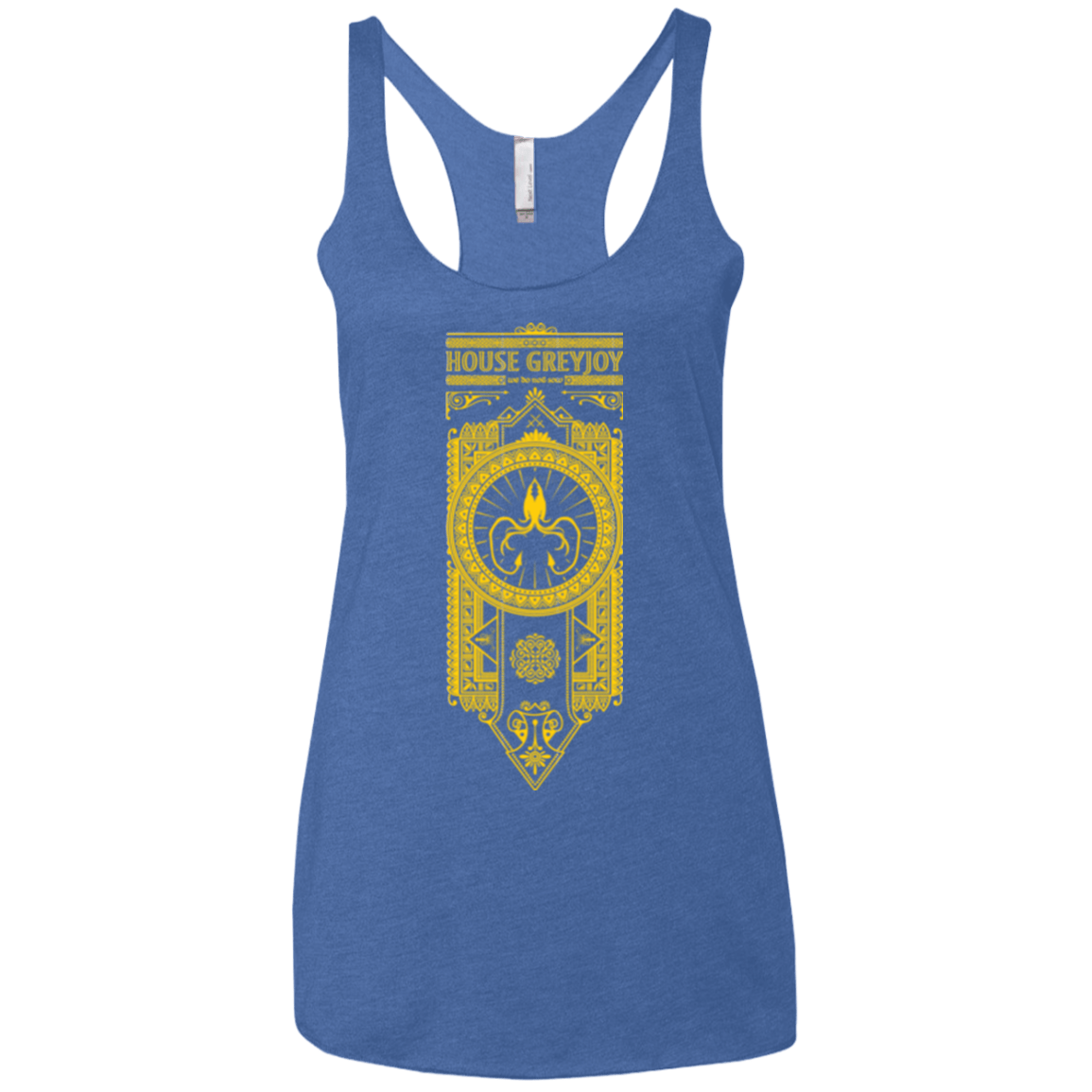 T-Shirts Vintage Royal / X-Small House Greyjoy Women's Triblend Racerback Tank