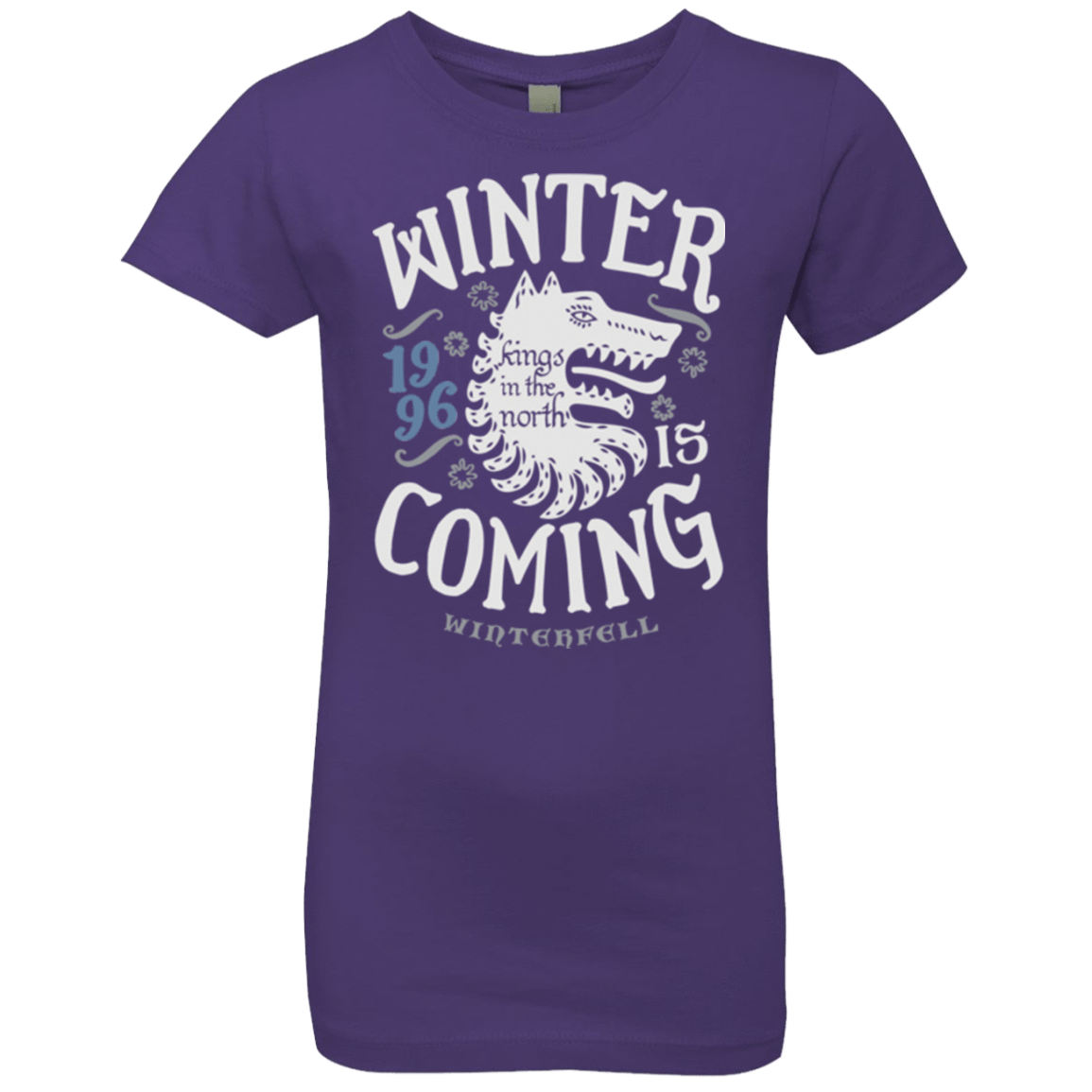 T-Shirts Purple Rush / YXS House in the North Girls Premium T-Shirt