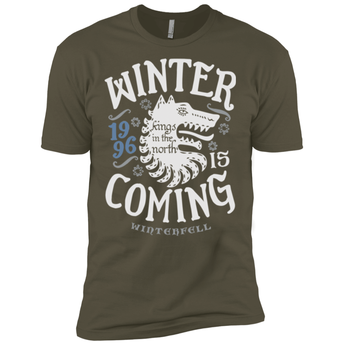 T-Shirts Military Green / X-Small House in the North Men's Premium T-Shirt