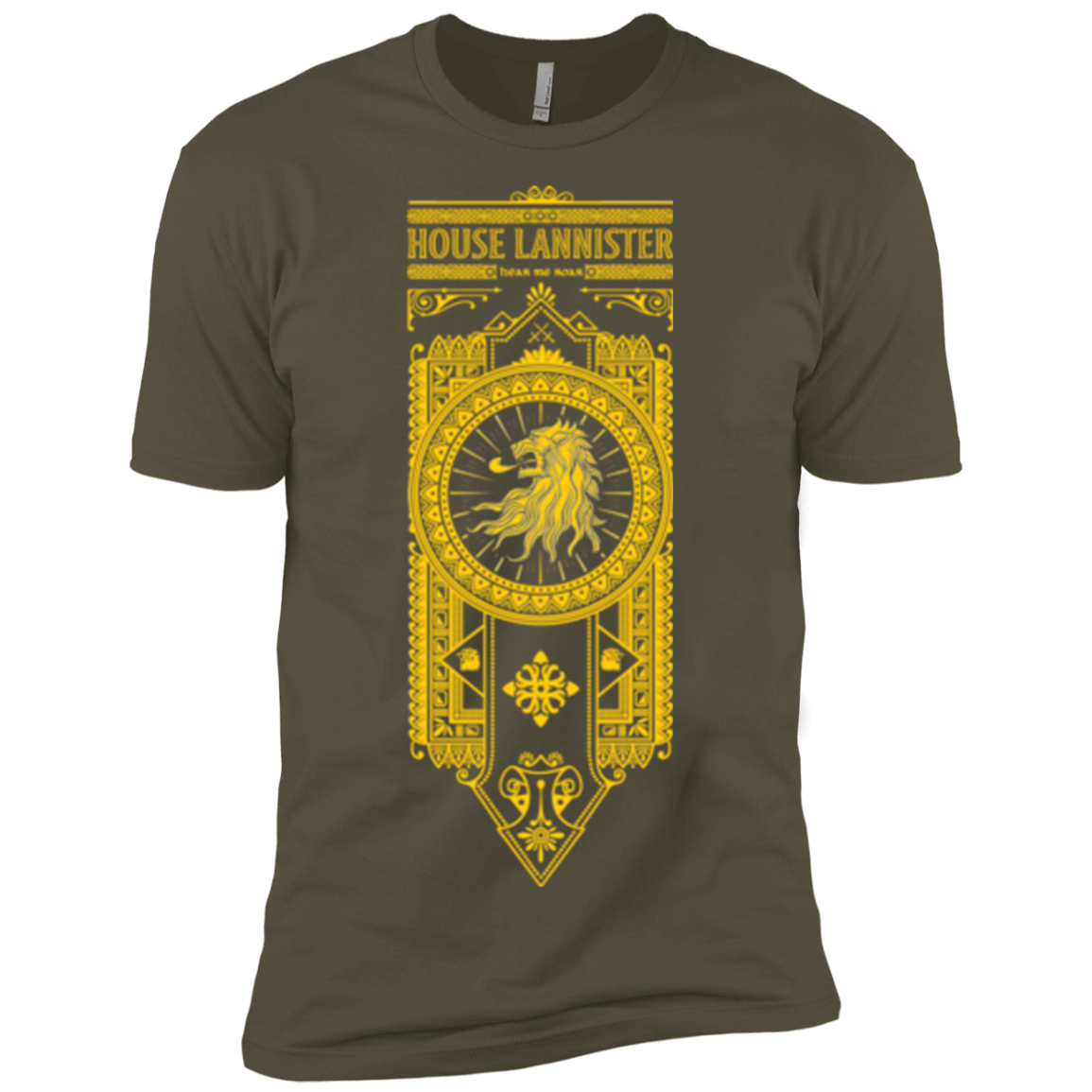 T-Shirts Military Green / X-Small House Lannister (1) Men's Premium T-Shirt
