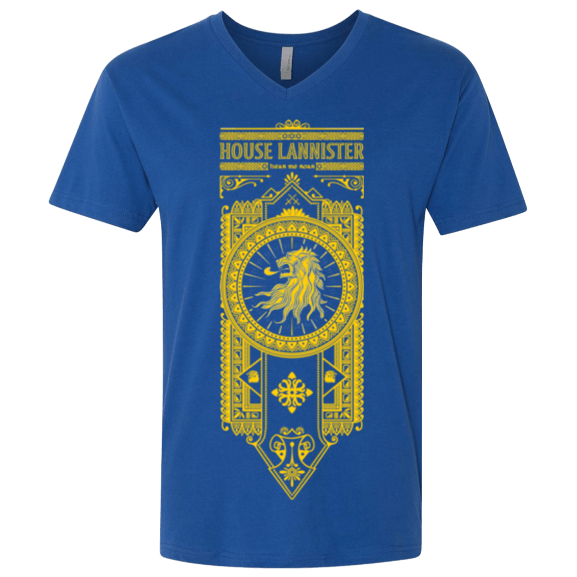 T-Shirts Royal / X-Small House Lannister (1) Men's Premium V-Neck