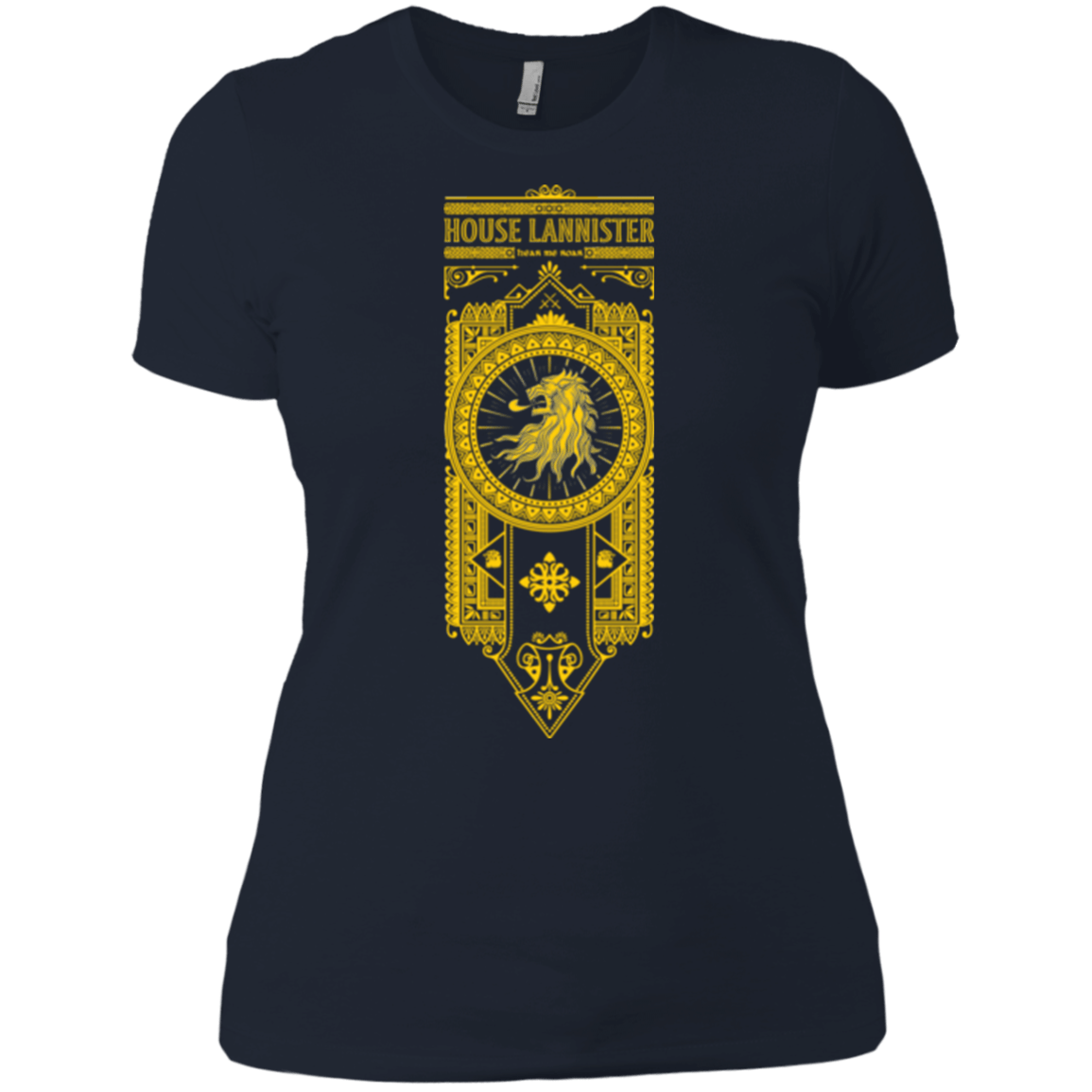T-Shirts Midnight Navy / X-Small House Lannister (1) Women's Premium T-Shirt