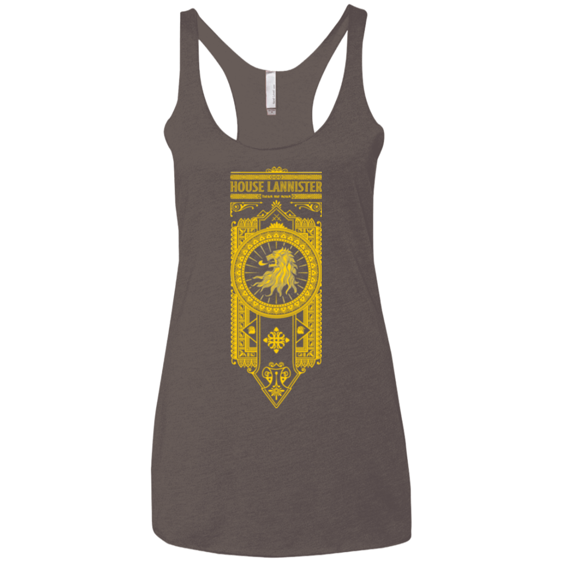 T-Shirts Macchiato / X-Small House Lannister (1) Women's Triblend Racerback Tank