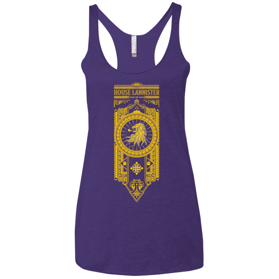 House Lannister (1) Women's Triblend Racerback Tank
