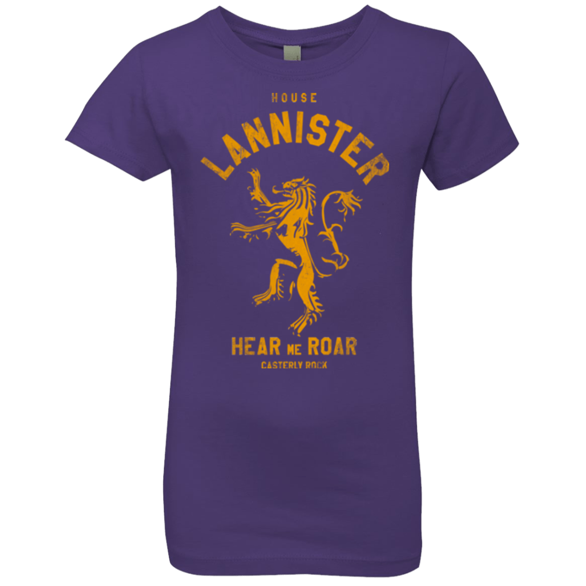 T-Shirts Purple Rush / YXS House Lannister Girls Premium T-Shirt