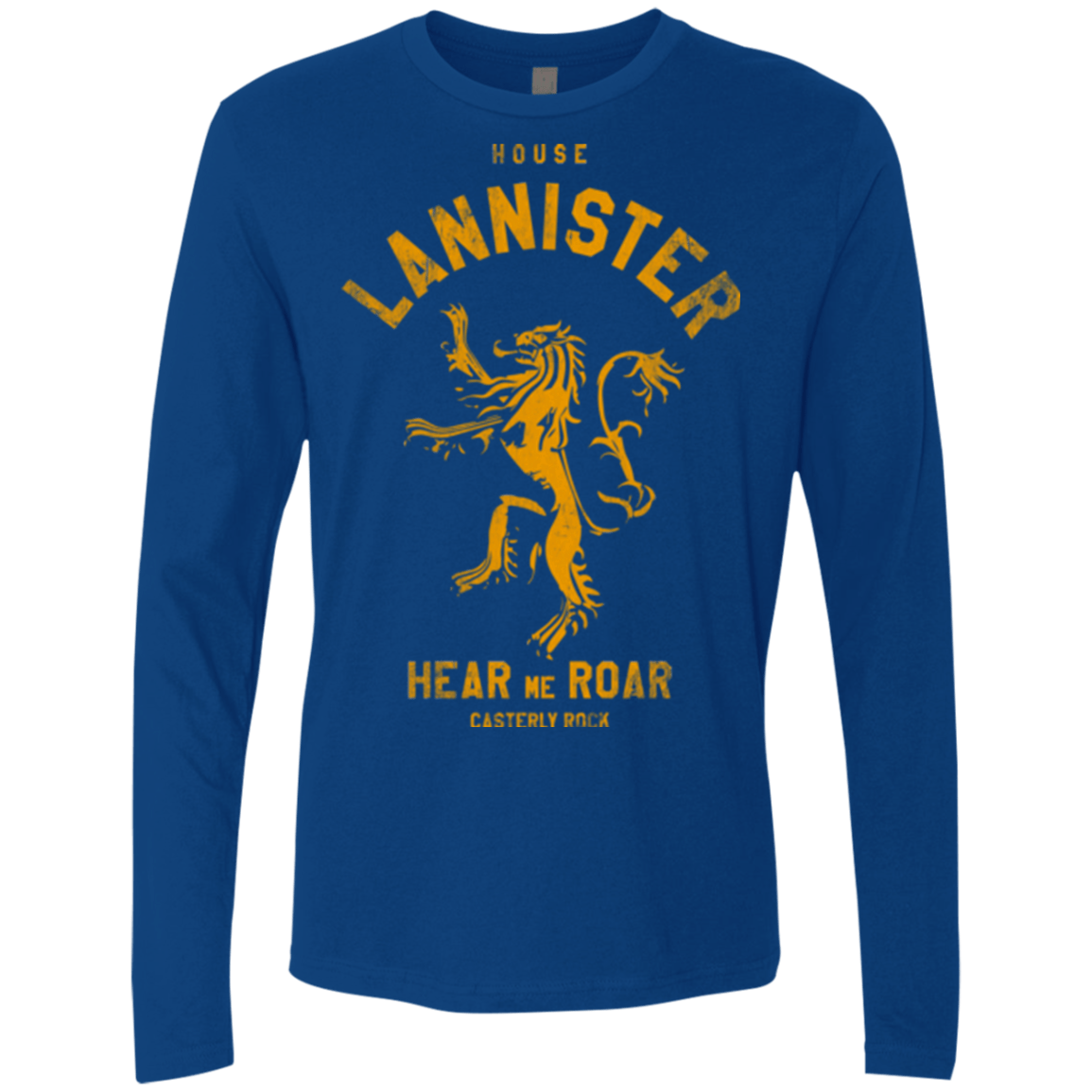 T-Shirts Royal / Small House Lannister Men's Premium Long Sleeve