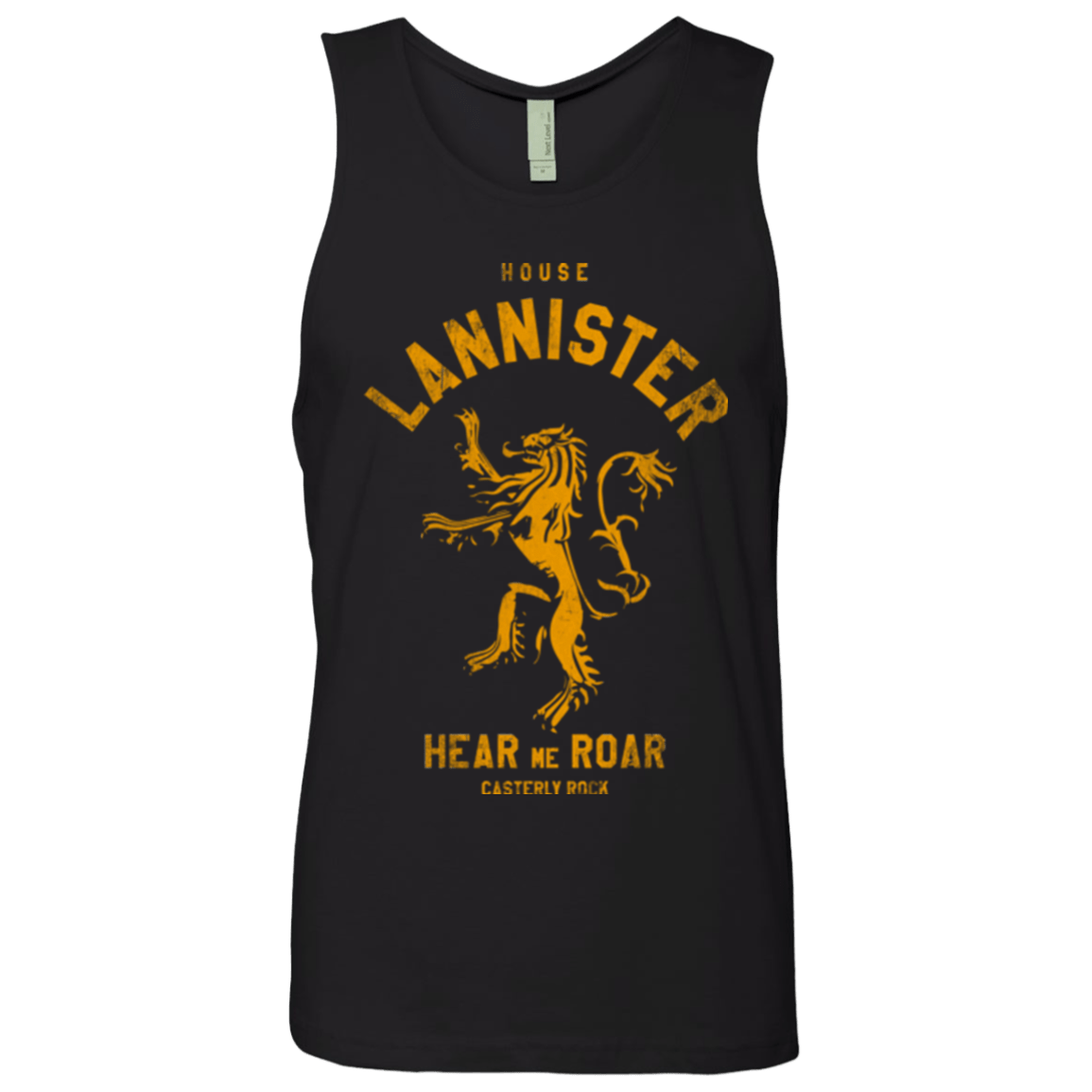 T-Shirts Black / Small House Lannister Men's Premium Tank Top
