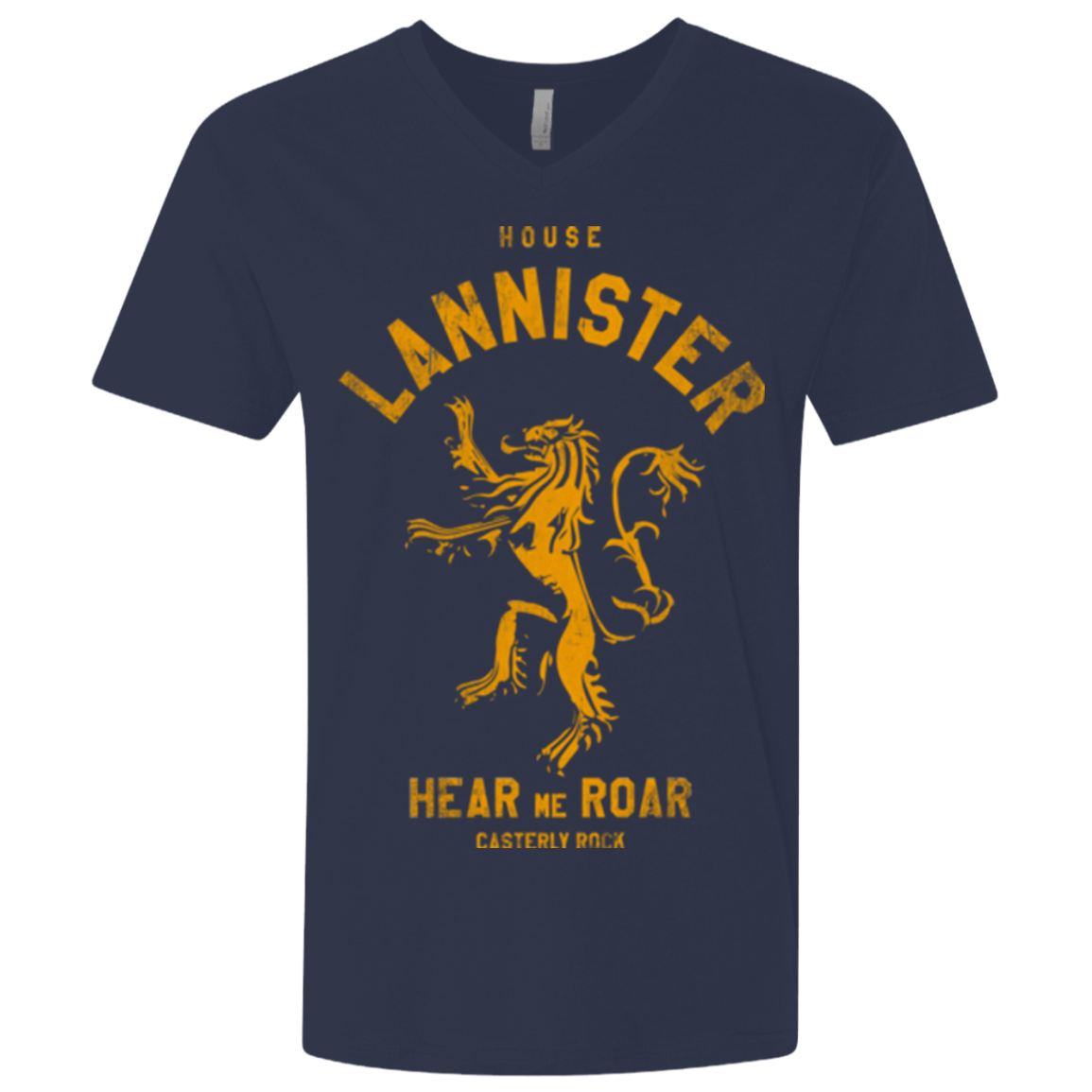 T-Shirts Midnight Navy / X-Small House Lannister Men's Premium V-Neck