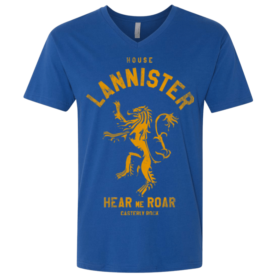 T-Shirts Royal / X-Small House Lannister Men's Premium V-Neck