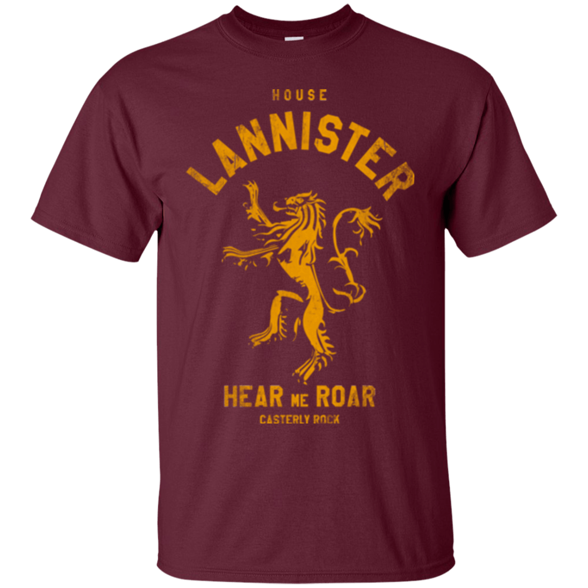 T-Shirts Maroon / Small House Lannister T-Shirt