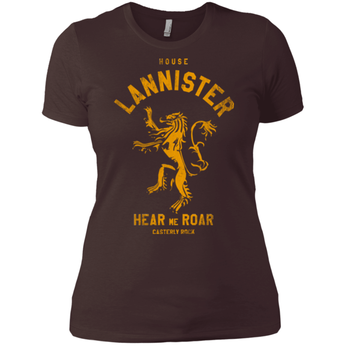 T-Shirts Dark Chocolate / X-Small House Lannister Women's Premium T-Shirt