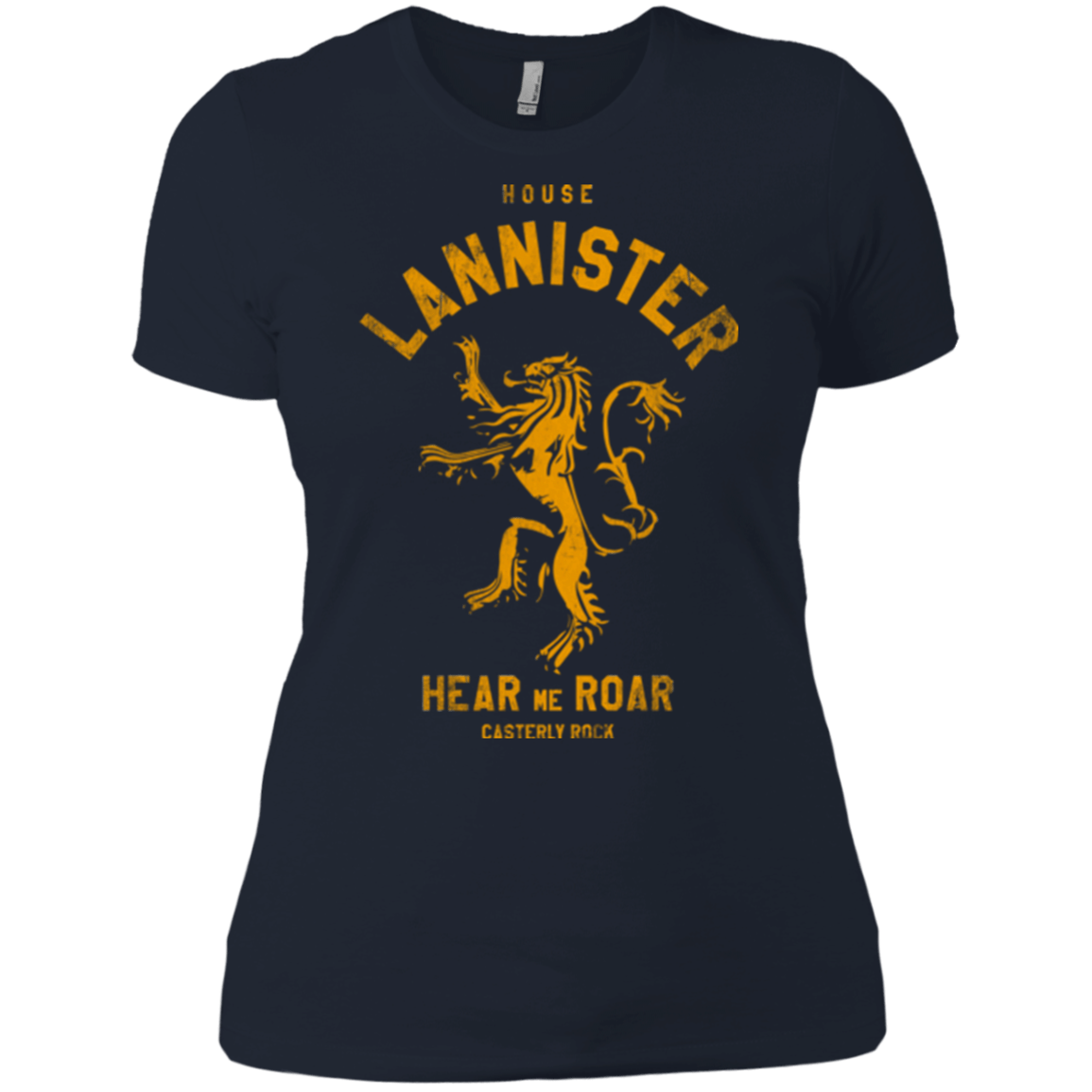 T-Shirts Midnight Navy / X-Small House Lannister Women's Premium T-Shirt
