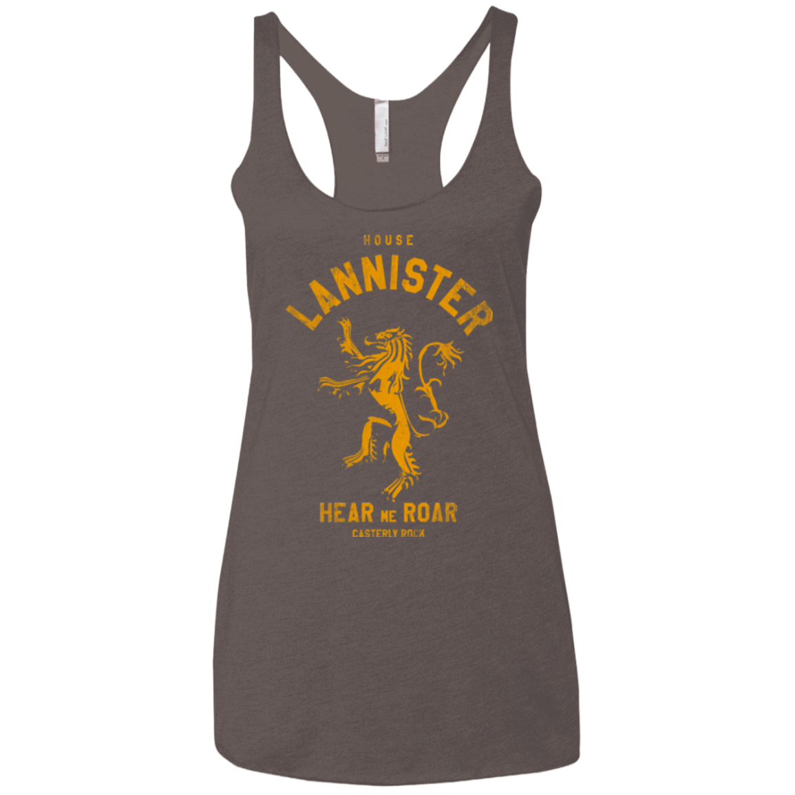 T-Shirts Macchiato / X-Small House Lannister Women's Triblend Racerback Tank
