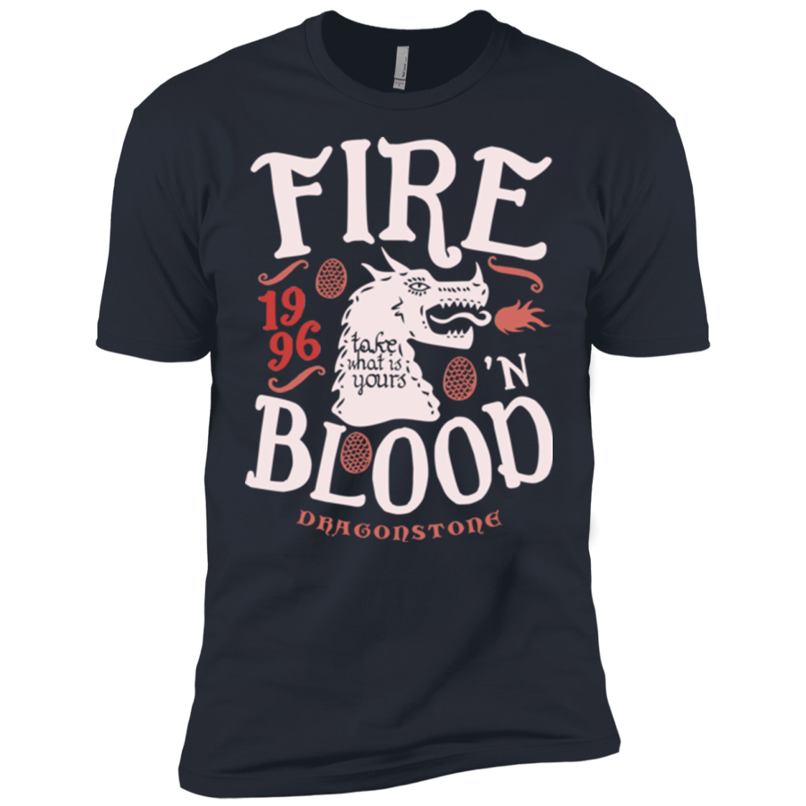 T-Shirts Indigo / X-Small House of Dragons Men's Premium T-Shirt